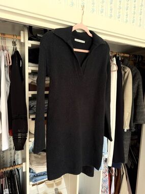 A&F Collared Mini Sweater Dress